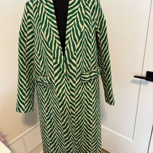 Smythe Green and Cream Trench Coat 6